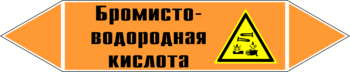 Маркировка трубопровода "бромисто-водородная кислота" (k13, пленка, 716х148 мм)" - Маркировка трубопроводов - Маркировки трубопроводов "КИСЛОТА" - Магазин охраны труда ИЗО Стиль